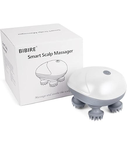 ANTI STRESS MASSAGGIATORE GRATTA TESTA CAPO MASSAGGIO CUOIO CAPELLUTO - Foto 10