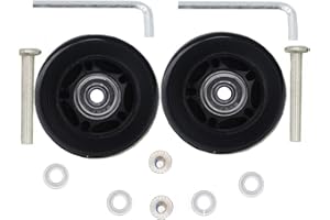 ORO Valise Roues de Rechange 1 Paire de roulettes de Rechange pour Bagages, Extérieur Inline Skate Ou Roller 50 * 18mm 45 * 18mm 70 * 24mm 80 * 24mm