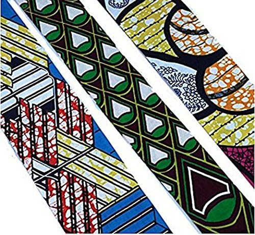 3PCS vintage ethnic ankara yoga bandana scarf, skinny tie hair accessories