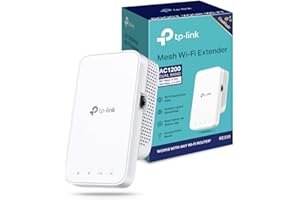 TP-Link RE330 WiFi Repeater, AC1200 Mbps WiFi Amplifier, Gigabit Ethernet Port, Powerful WiFi Repeater, Compatible with Internet Boxes, Enjoy Without Changing Your Box