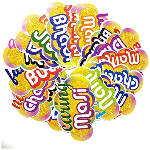 Wobbox All Occasion Indian Family Photo Booth Party Props (18 Pieces) - Image 5