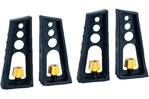 THUNDER CARRIER Universal T-Slot Load Stops for Roof Racks | Adjustable Cargo Securement for Ladders, Kayaks, Canoes, Luggage, Skis, Snowboards,Paddleboards, Pipes, Timber and More