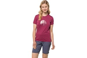 Jack Wolfskin koszulka z krótkim rękawem Kobiety Crosstrail Graphic T W