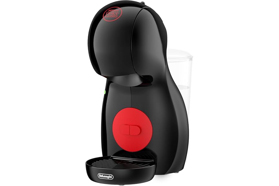NESCAFÉ Dolce Gusto EDG210.B Pod Coffee Machines Piccolo Coffee XS Manual Coffee Machine black red by De’Longhi Black Coffee Machine