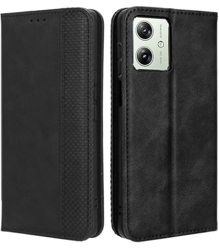 Rostsant Custodia a Libro per Xiaomi 14T - PU Pelle Portafoglio Magnetica con Supporto - Nero