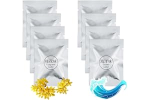 URAQT Deodoranti d'Aria per Auto, 8 Pezzi Ricariche Deodorante per Auto, pastiglie per deodorante per auto, Deodorante per Auto Solido Pastiglie di Ricambio per Aromaterapia (oceano, osmanto)