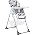 Joie Snacker 2 in 1 Highchair to Table Chair - Compact Fold Baby Feeding Chair with 3 Recline Options, High Chair for Baby 6 Months to 3 Years with 5 Adjustable Heights - Logan