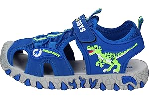 Bull Boys Velociraptor Lights Azul (Royal Blue) Tela Correa Sandalias