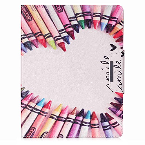 iPad 2 iPad 3 iPad 4 Hülle, iPad 2 iPad 3 iPad 4 Cover, DEENOR Colorful Classic Design PU Leather Stand schutzhülle hülle für Apple iPad 2 iPad 3 iPad 4. Color Pen - 3