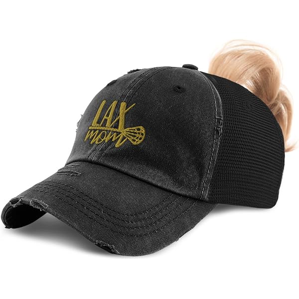 Custom Ponytail Trucker Hat For Women – Adjustable Cotton Baseball Cap With Ponytail Hole