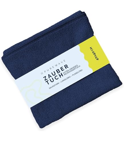 Trocknen Polieren Tuch 5x Spontex Wundertuch (5 Tücher Streifenfreies Tuch
