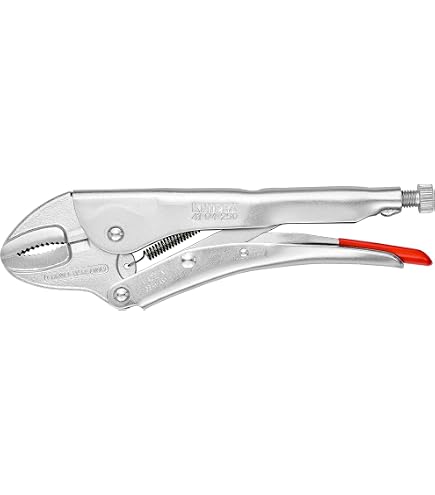 IRWIN Verriegelungszange 10 Zoll – Gebogene Backe, ProTouch-Griffe, Robust