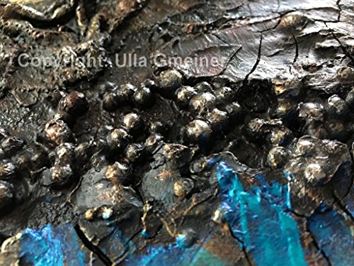 7UG-Effectpearls zur Einarbeitung in Acrylbinder, Strukturpaste oder Farbe /ergibt tolle Strukturen auf der Leinwand! - 5