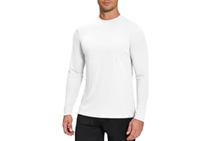 Weardear Herren Sport Tshirts Langarmshirt Funktionsshirt Atmungsaktiv Schnelltrocknend Trainingsshirt Laufshirt Sportshirt UV Shirt Gym Workout Fitness Top für Running