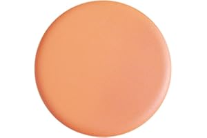 Levoberg Hocker Bezug Schutzbezug für Rundhocker aus Kunstleder rund Bar Bezug Sitz Kissen Orange Durchmesser 40cm