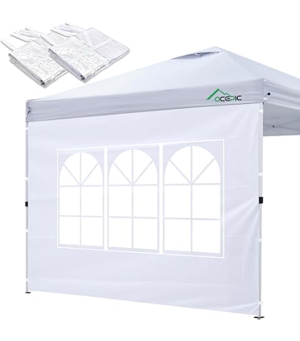 Pannelli Laterali in Telone Trasparente Bianco,Tende Telone Per Esterni Impermeabile Con Porte a Cerniera,Telone in Pvc Da 0,3mm Con Occhiellati,Resistenti Alle Intemperie,W×H-1.2×2.5m(3.9*8.2ft