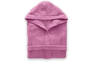 Dolphin Accappatoio spugna bambino/bambina ACTIVE JR con cappuccio da 6 a 14 anni cotone