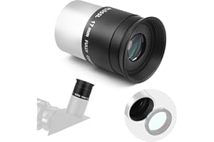 Astromania Okular 17mm für Teleskop - 1,25 Zoll Plossl Teleskop Okular Voll mehrfach vergütetes 4-Element, Metall Teleskop Zubehör mit Standard 3.2 cm Filtergewinde für Astronomische Teleskope