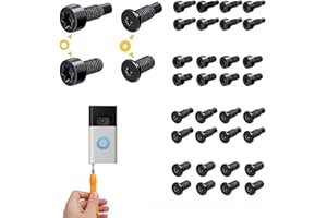 Fychuo Ring Doorbell Screws Replacement, 32 PCS Spare Screws for Ring Doorbell, Video Doorbell 2 & Pro (T6/T15)