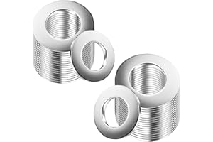 ORTAVA 50 sztuk podkładek M6, M6 × 12 mm, podkładki ze stali nierdzewnej, A2 V2A 304, podkładki DIN125, nierdzewne płaskie podkładki do śrub, nakrętek i pręta gwintowanego (srebrne)