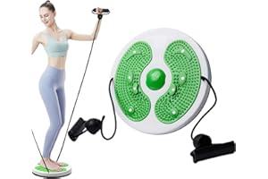 RYFPDML Waist Twisting Disc, Waist Whisper with Drawstring Body Shaping Waist Twisting Disc Exercise Waist Twisting Board Massage Foot Sole for Home