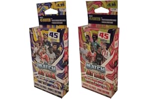 GENERISCH Topps Match Attax Bundesliga 2025/2026 – Update ECO-Pack Set (Pink + Purple Edition) | 2 Motive | 90 Karten + 2 Limited Edition Karten | offizielles Topps Bundesliga-Update