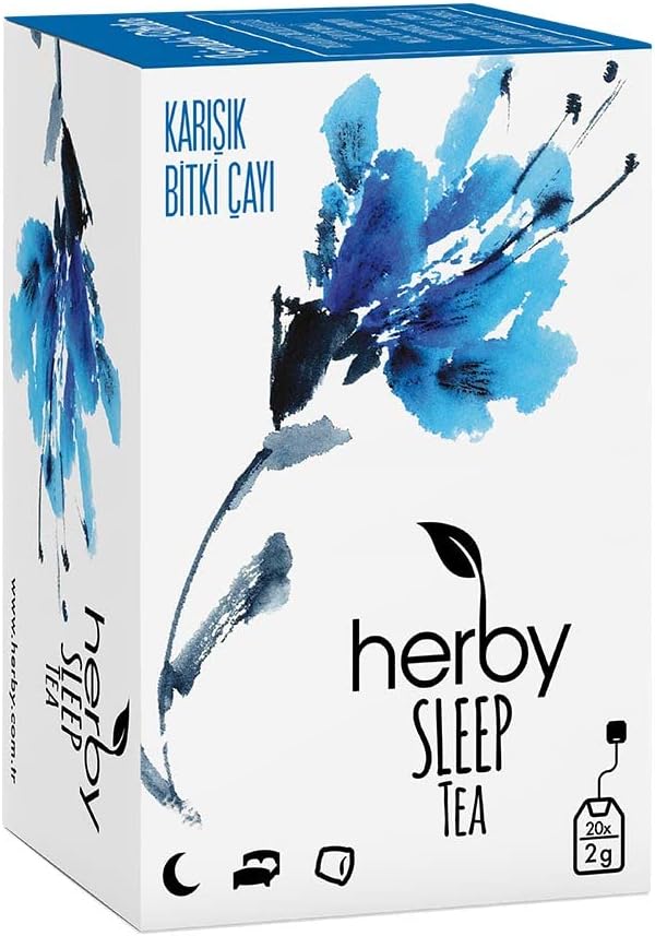 Herby Sleep Tea Uyku Öncesi Rahatlatıcı Pasifloralı Bitki Çayı