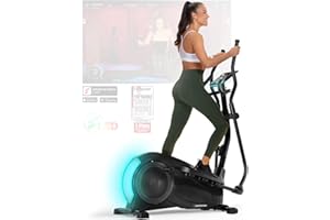 Sportstech CX700 avec Technologie LED innovatrice | Appareil Professionnel, vélo elliptique pour la Maison | 12 programmes | avec système de freinage magnétique de 24 kg | Marque de qualité Allemande