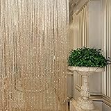 Fácil de instalar: las cortinas pueden usar cualquier barra de cortina estándar para colgar.