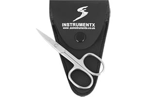 SS INSTRUMENTX Forbicine Per Unghie, Lama Curvata Professionale Forbici Unghie Per Uomini e Donne, Frbici Per Unghie Piedi Perfette Per Unghie Spesse, Cuticole e Unghie dei Piedi