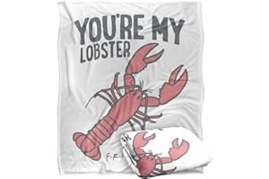 LOGOVISION FRIENDS Silky Touch super miękki koc narzuta, 152 x 127 cm