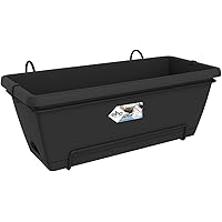 Elho Brussels Diamond Oval Hoch 36 - Blumentopf - Lovely Rot - Drinnen - Ø 35.9 x H 23.5 cm