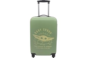 Undercover Kinder Hartschalen Trolley Handgepäck, 4 Rollen, 21 x 56 x 35 cm - 36 l, Motiv: The Child