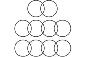 Othmro 10 rondelle in gomma, guarnizione in nitrile O-ring con 45 mm OD 40,2 mm ID 2,4 mm di larghezza, kit guarnizioni per tubature