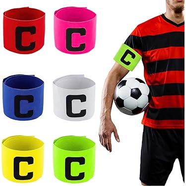 LINTRA 10 Pièces Brassard Capitaine Foot, Réglable Brassard