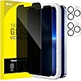 JETech Privacy Screen Protector for iPhone 13 Pro Max 6.7-Inch with Camera Lens Protector, Anti-Spy Tempered Glass Film, Easy Installation Tool, 2-Pack Each