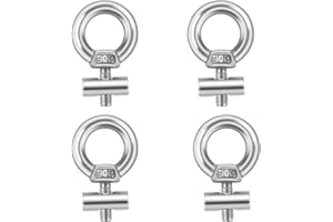 Maple Plentiful 4 Stück Kederstopper 6mm, Stopper für Kederschiene, Edelstahl Kederstopper, Vorzelt Stopper Edelstahl, Kederschiene Zubehör für Kederschiene für Wohnwagen, Wohnmobil, Campervan, Boot