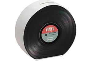 SPEECHEESE Salvadanaio in ceramica in vinile retrò design RocknRoll, bellissimo salvadanaio come idea regalo per un appassionato di musica degli anni '70 e '80 salvadanaio