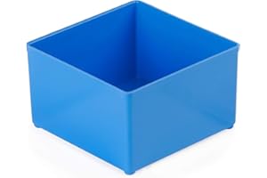 WFIX 10 scatole di inserimento, 63 mm, C3, blu, 104 x 104 x 63 mm, adatte come inserto Bosch L-BOXX, scatole per assortimento come Bosch Sortimo per L-BOXX, W-BOXX, T-BOXX, ProClick Tray