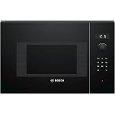 Bosch, Microwave with turntable, height 15 in, Black, BFL524MB0 | Cook quickly and automatically by selecting its 7 pre-progr