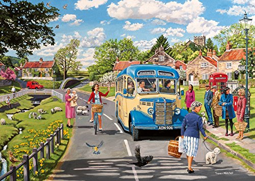 Gibsons The Country Bus Jigsaw Puzzle (4 x 500-Piece)