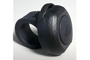 PRYMEBLU® Bluetooth Wireless PTT Button Switch ZELLO, Wave Communicator, ESChat, Unity, Streamwide and Many Other PoC Push-to-Talk Apps (ZU-Ring)