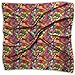 Produktbild xiadayu Watercolor Rainbow Spots Pattern Square Scarf - Women's Graphic Print Neck Scarf 100% Polyester