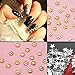 Hot Nail Art Rhinestones Glitters Acrylic Tips Decoration Manicure Wheel(3#)