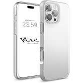 Babilden iPhone 16 Pro Max İle Uyumlu Şeffaf Sert Kristal Mika Sararmaz Kılıf