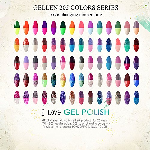 Gellen Top Coat und Base Coat UV /LED Lampe Unterlack(10ml) & Überlack(10ml) - 3