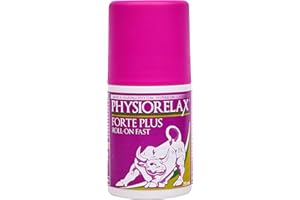 Physiorelax- Forte Plus Roll On, Mayor Sensación de Frescor, Favorece el Masaje, Cómodo de Transportar, con Árnica - 75 ml