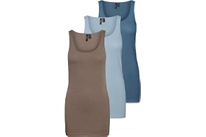 VERO MODA dam VMMAXI My Soft Long Tank TOP GA