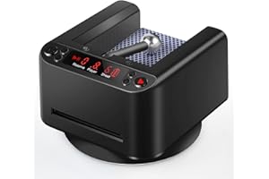 QUICARD Smart Automatic Card Dealer Machine, 360° Rotating Universal Anti-Cheating Playing Card Dealing Tool, Rotating Card Dealer Machine for UNO, Blackjack, Texas Hold'em