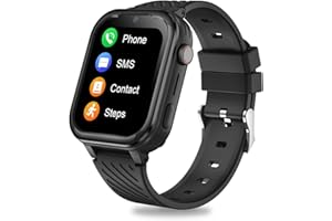 DDIOYIUR Smartwatch Bambini GPS 4G con WiFi Videochiamata SOS Camera Impermeabile Messaggio Sveglia Cronometro Modalità Classe Lettore Musicale Notifica Vibrazione Regalo per Ragazzi e Ragazze.